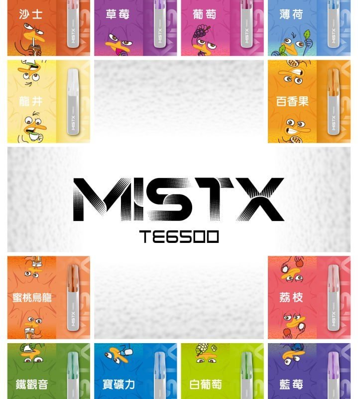 【Z倉】MIST X 鴨嘴獸 6500口拋棄式電子煙/一次性電子煙-台灣現貨